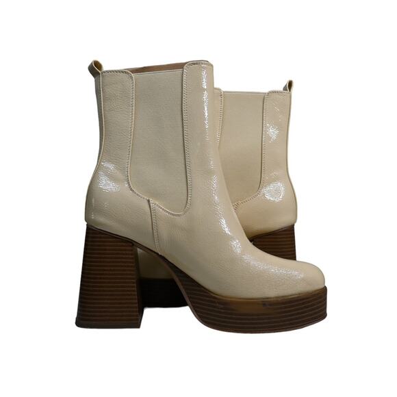 Circus NY Womens 9 Stace Platform Boot in Eggshell NEW - Picture 6 of 10